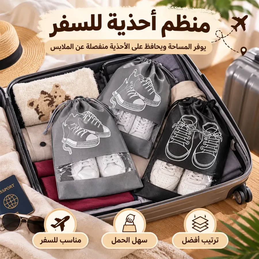 Waterproof Shoe Storage Bags - 10 Pcs β photo 3