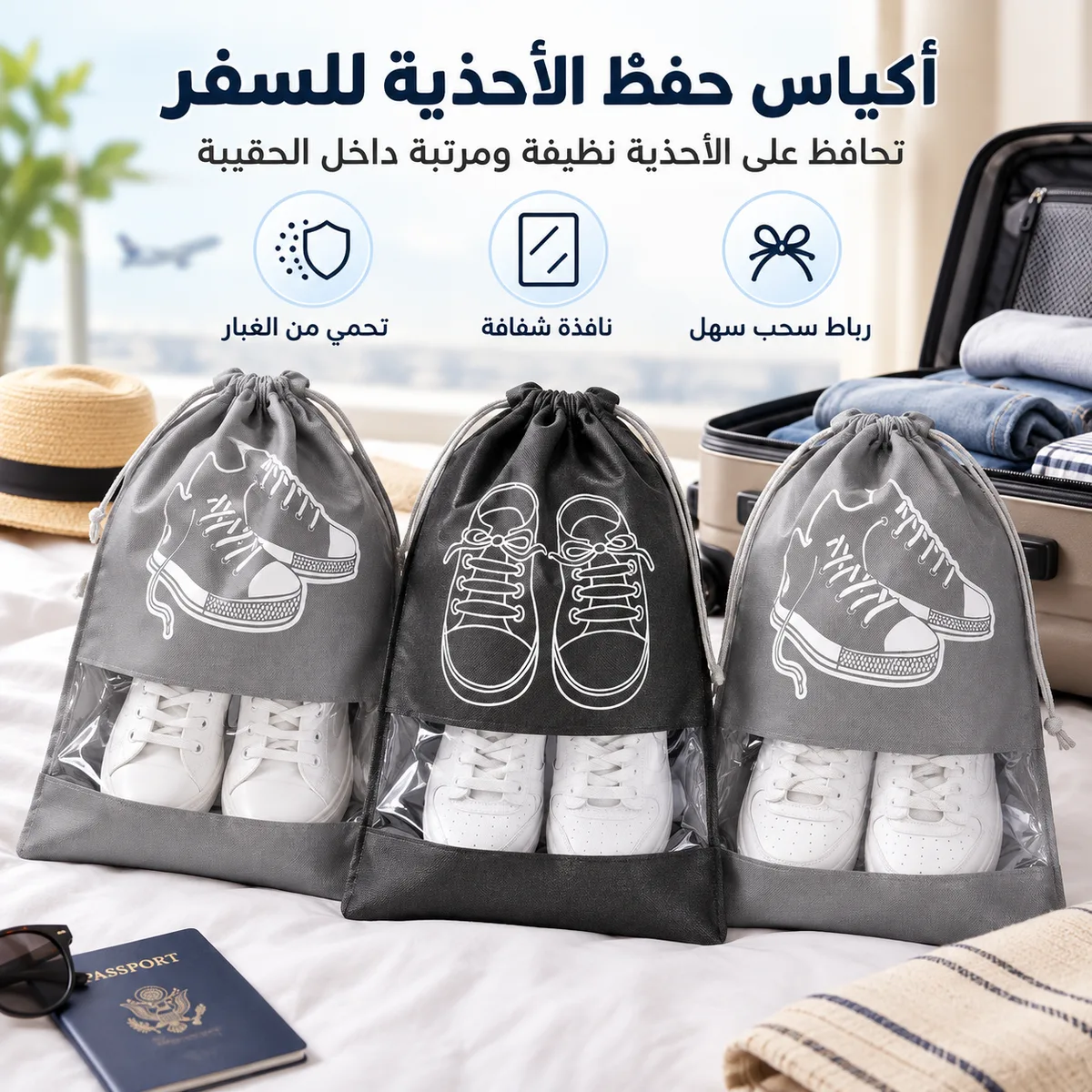 Waterproof Shoe Storage Bags - 10 Pcs