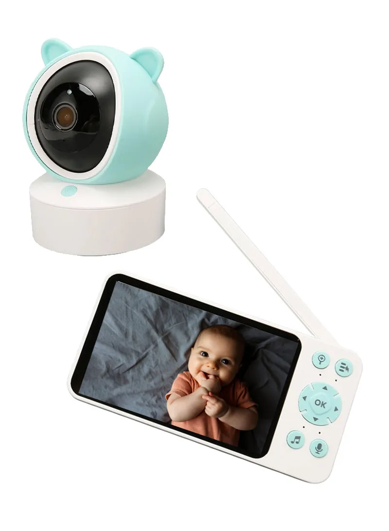 5 inches Tuya & Smart Life Applications WiFi Baby Monitor With 2MP Camera PTZ For Baby Cry Dete β photo 2