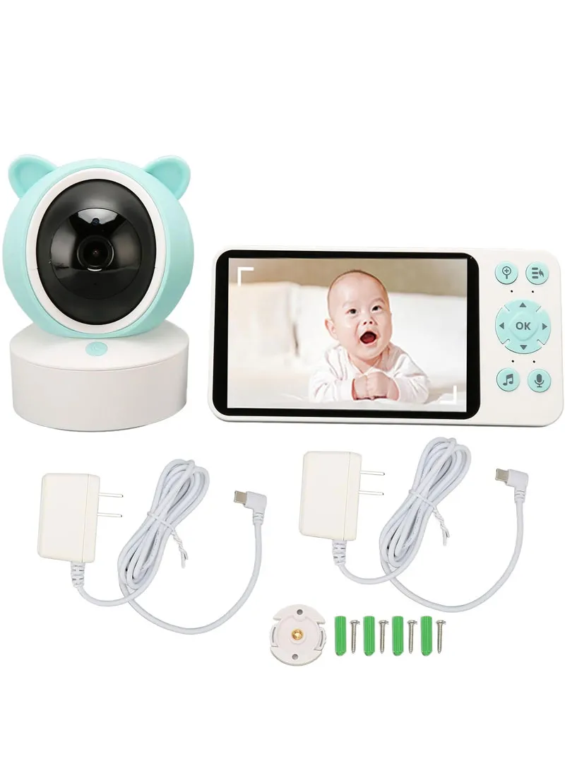 5 inches Tuya & Smart Life Applications WiFi Baby Monitor With 2MP Camera PTZ For Baby Cry Dete β photo 7
