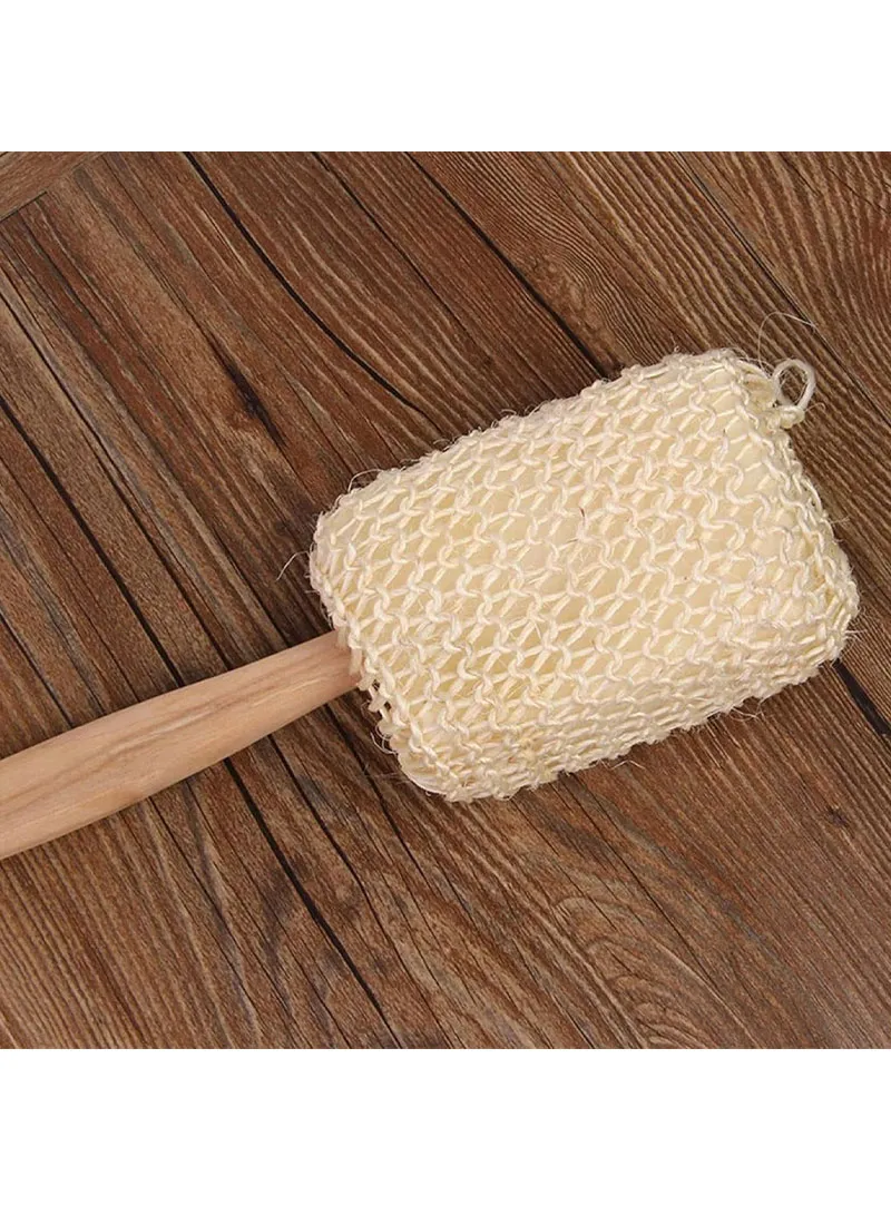 Sponge Shower Natural Brush With Wooden Handle β photo 4