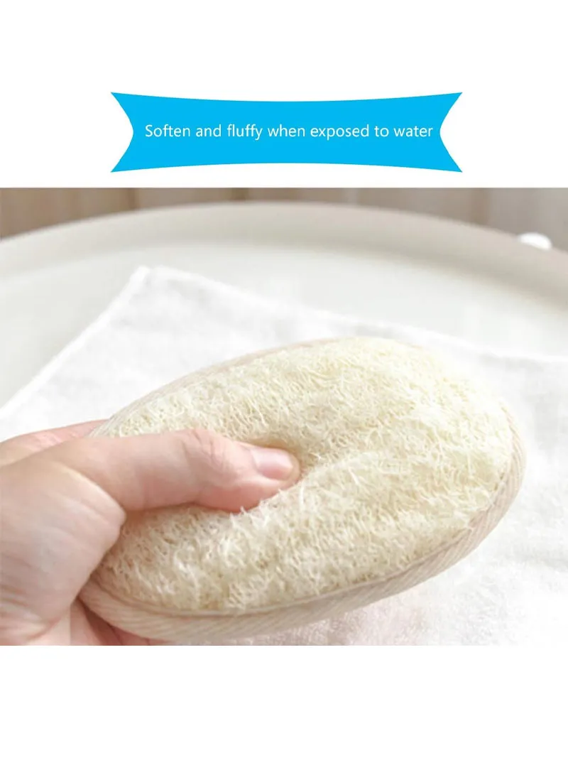 Loofah Bath Sponge Shower for Body Scrubber 100% Natural β photo 4