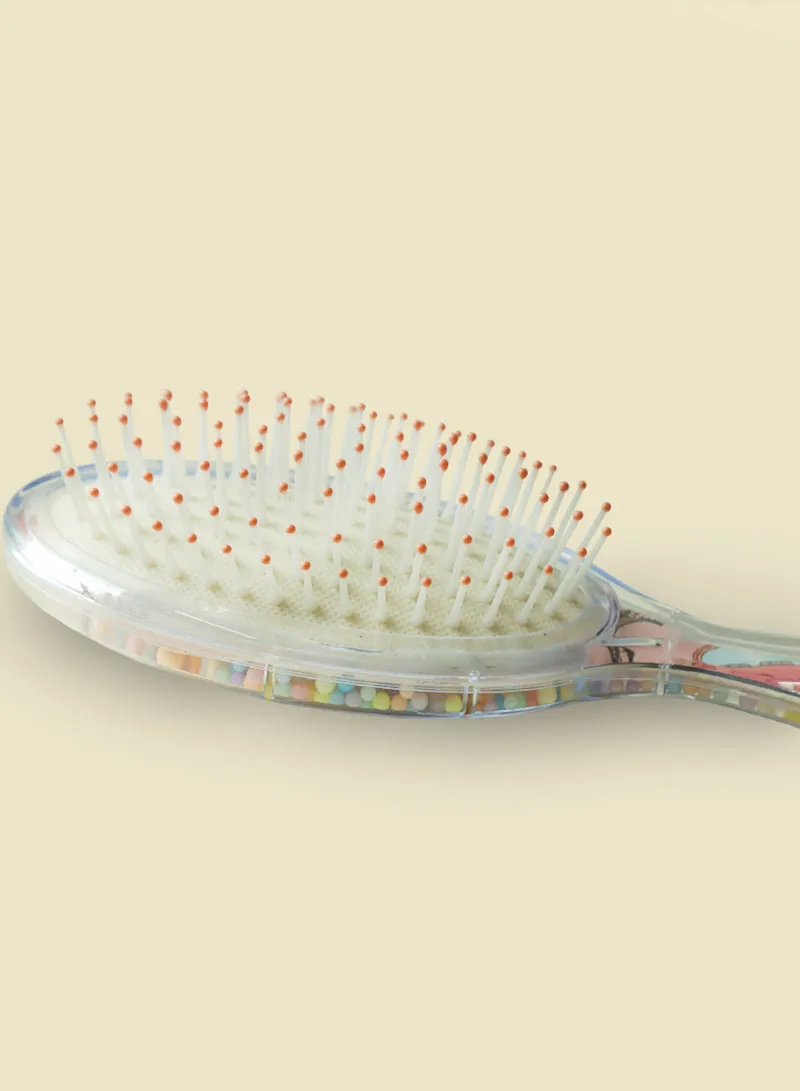 Plastic Trendy Brush Fashion Design Printed With Cushion Under Teeth For Safetly Hair Styling & β photo 9