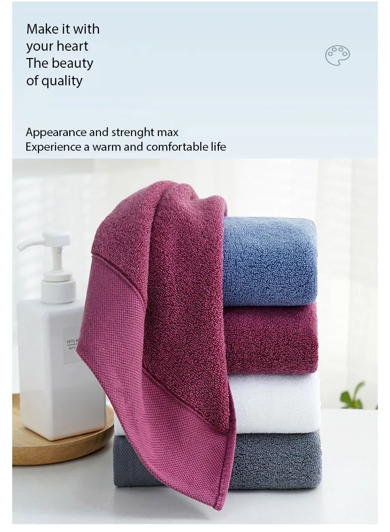 30x50cm Super Absorbent Quick Drying Towel for Drying Hands -White β photo 6