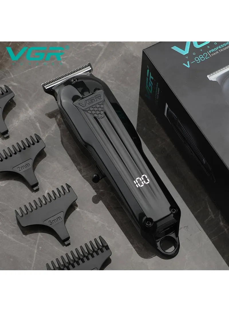 600mAh Precision T-Blade Hair Trimmer with LED Display & Low-Noise Motor Design — photo 8