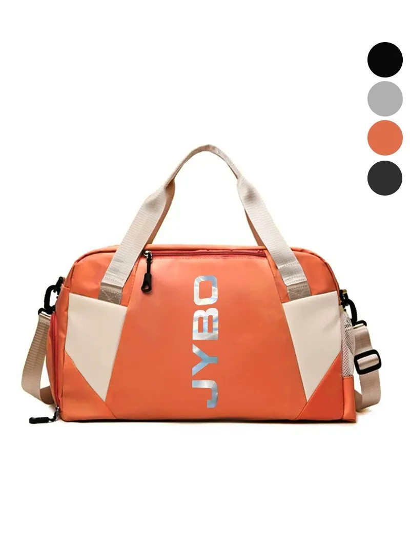Polyester Duffel Lightweight Bag With Inner Pockets & Water Bottle Holder For Travel & Sports