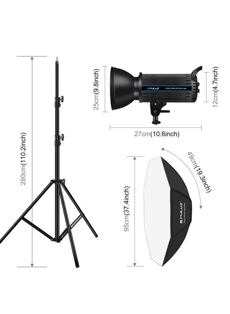 Photography Kit Set Video Light with Softbox Remote Control Light Holder — photo 3