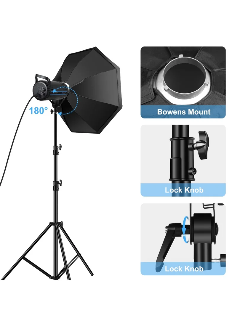 Photography Kit Set Video Light with Softbox Remote Control Light Holder β photo 4