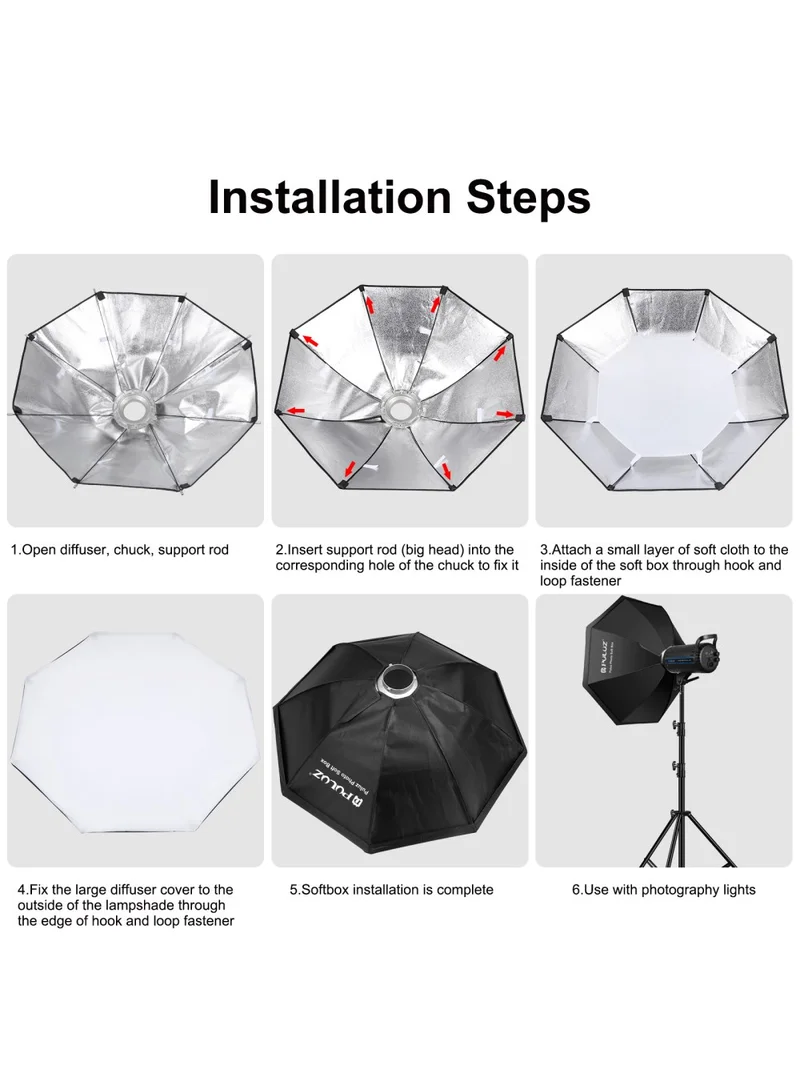 Photography Kit Set Video Light with Softbox Remote Control Light Holder — photo 8