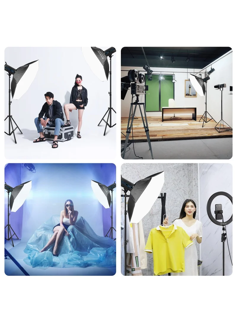 Photography Kit Set Video Light with Softbox Remote Control Light Holder — photo 9