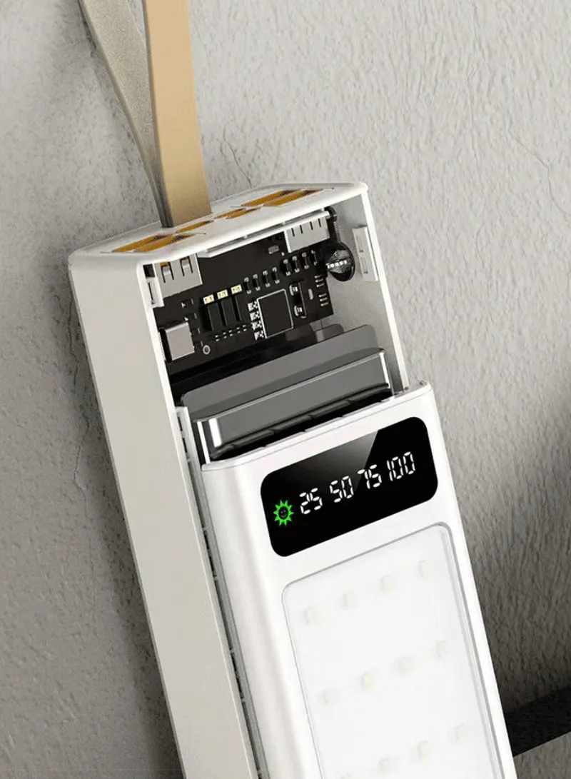 50000mAh Portable Super Fast Charging Power Bank PD & 4 USB with Digital Display & Cammping Lig — photo 5