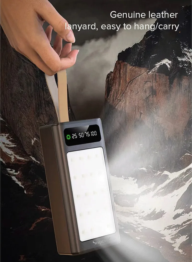 50000mAh Portable Super Fast Charging Power Bank PD & 4 USB with Digital Display & Cammping Lig — photo 9