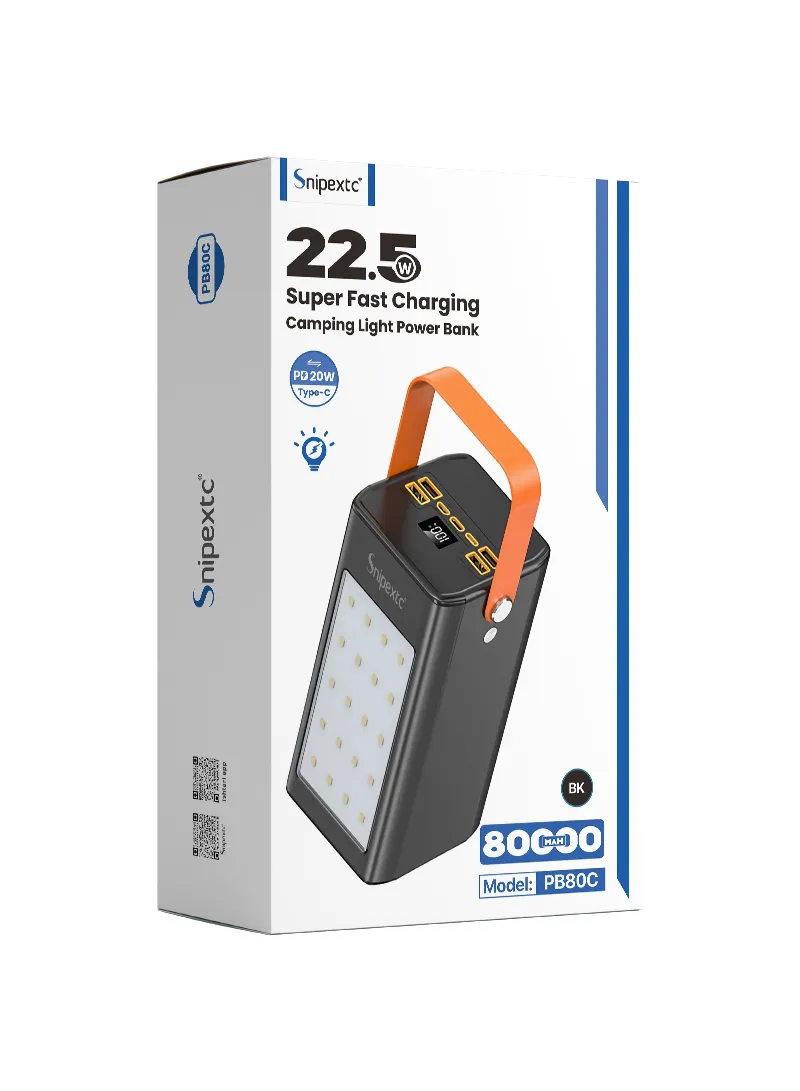 80000mAh Portable Super Fast Charging Power Bank PD With 4 USB, Type-C, Micro, Lightning Ports — photo 6