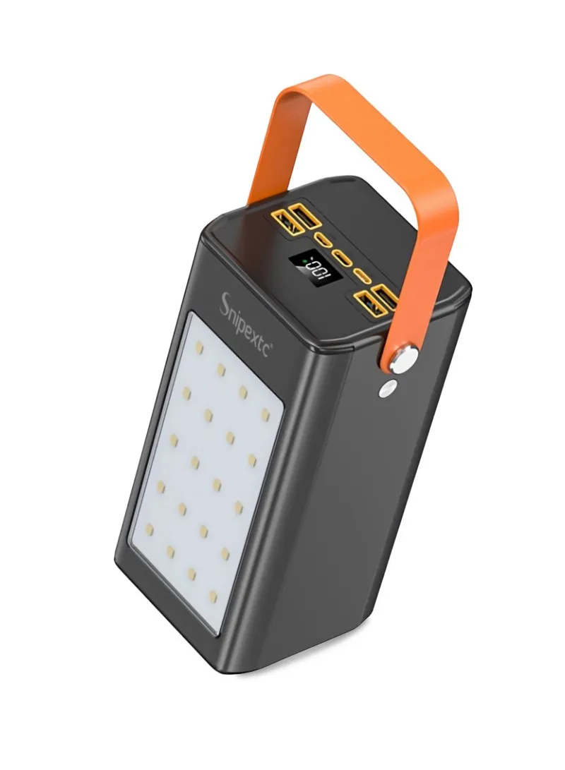 80000mAh Portable Super Fast Charging Power Bank PD With 4 USB, Type-C, Micro, Lightning Ports