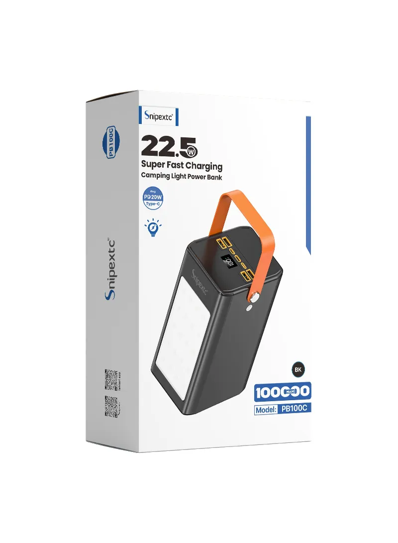 100000mAh Portable Super Fast Charging Power Bank PD With 4 USB, Type-C, Micro, Lightning Ports — photo 6
