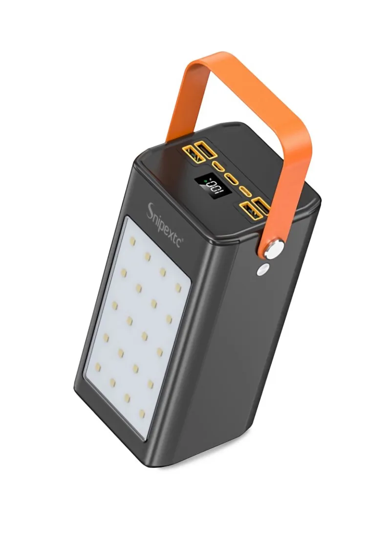 100000mAh Portable Super Fast Charging Power Bank PD With 4 USB, Type-C, Micro, Lightning Ports
