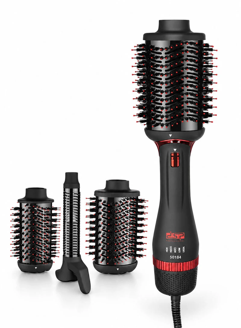 4 in-1 High-Speed Hot Air Styler With 4 Heat Level Settings & Interchangeable Brushes 50184
