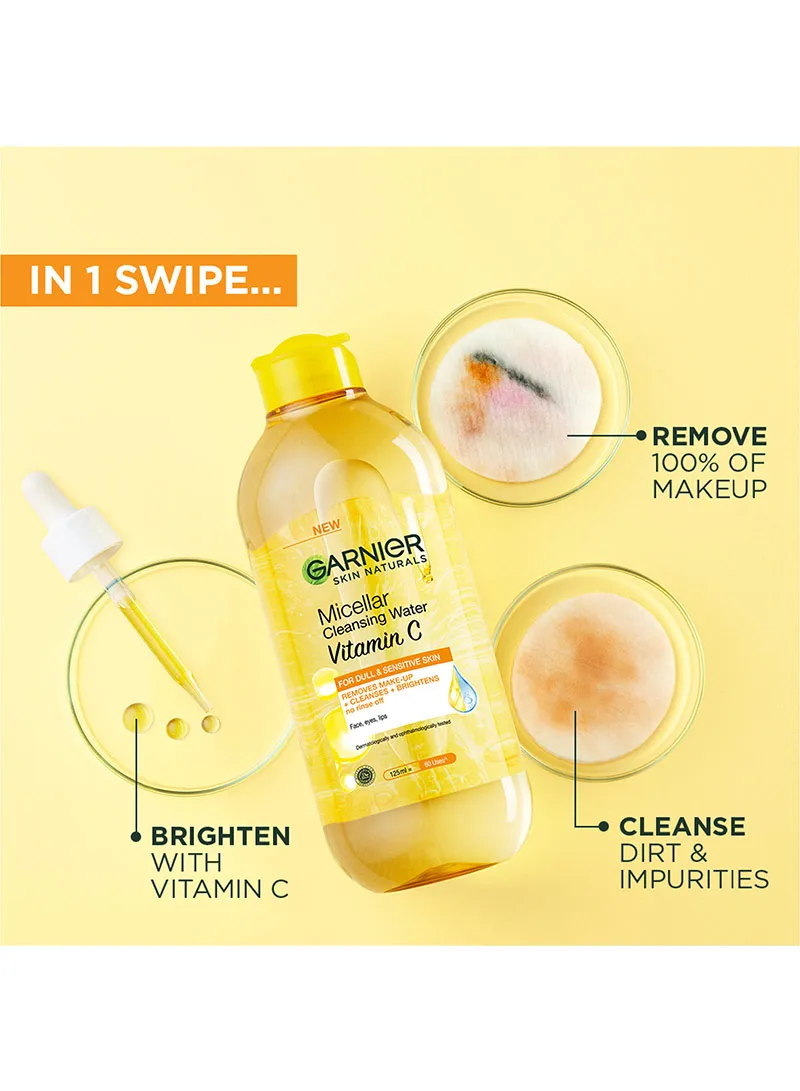100ml Vitamin C Micellar Water Facial Brightening Cleanser and Makeup Remover β photo 3