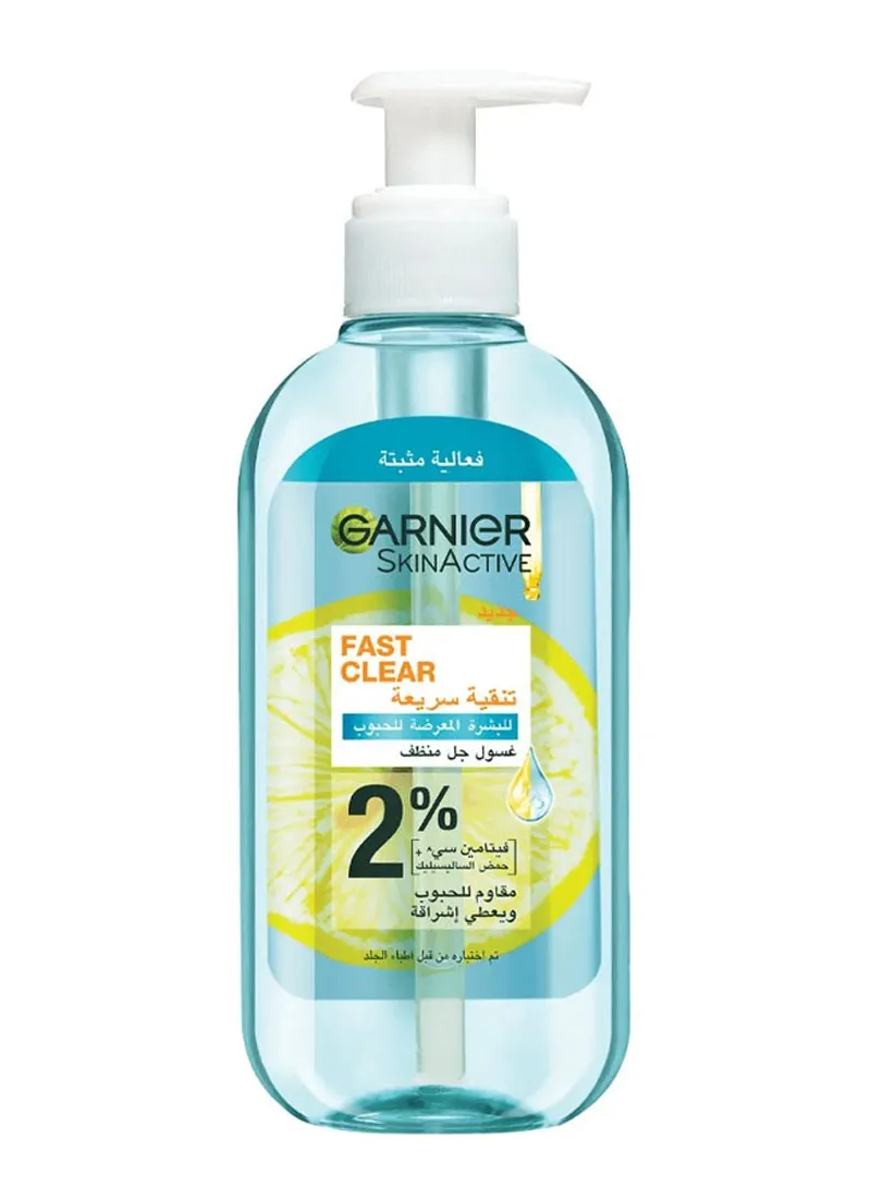 200ml Fast Clear 2% Salicylic Acid & Vitamin C Anti-Acne Gel Wash