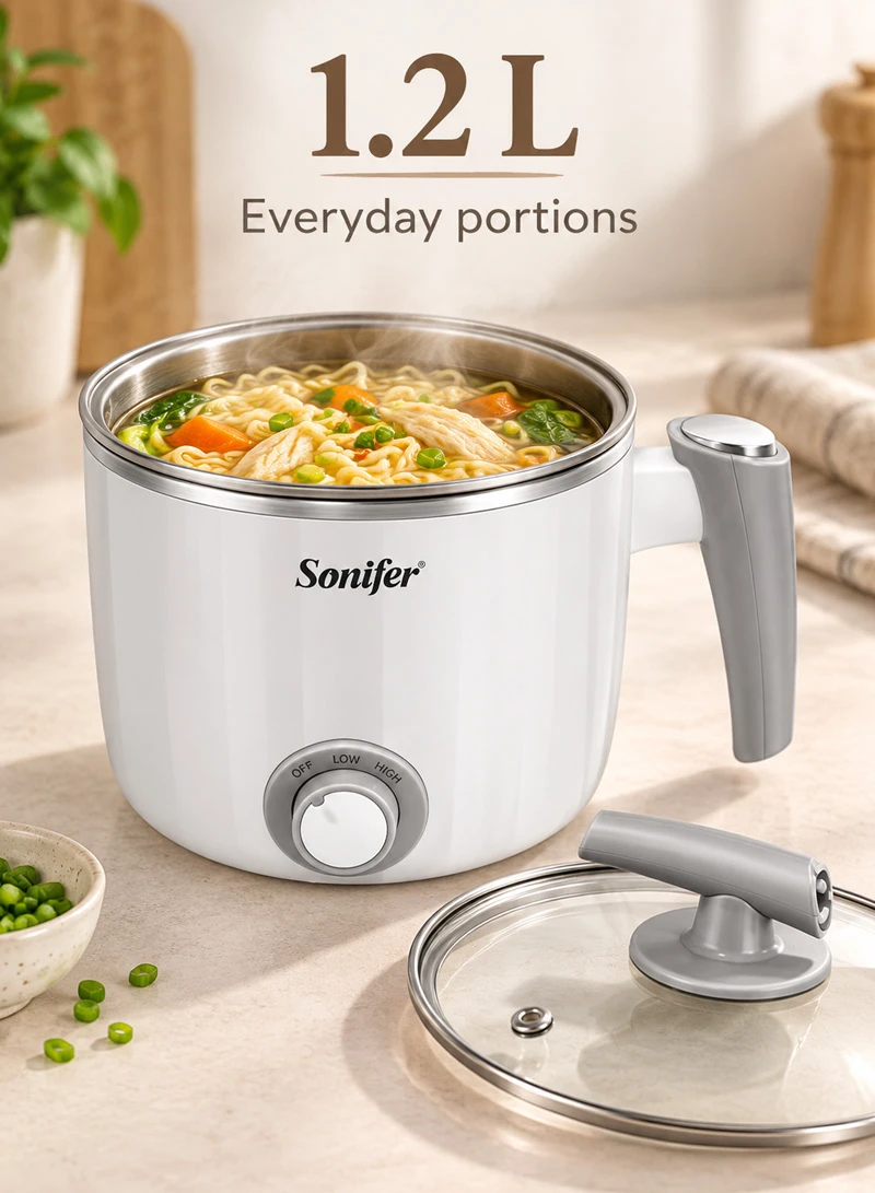 Portable Multifunctional Stainless Steel Electric Cooker -White β photo 4