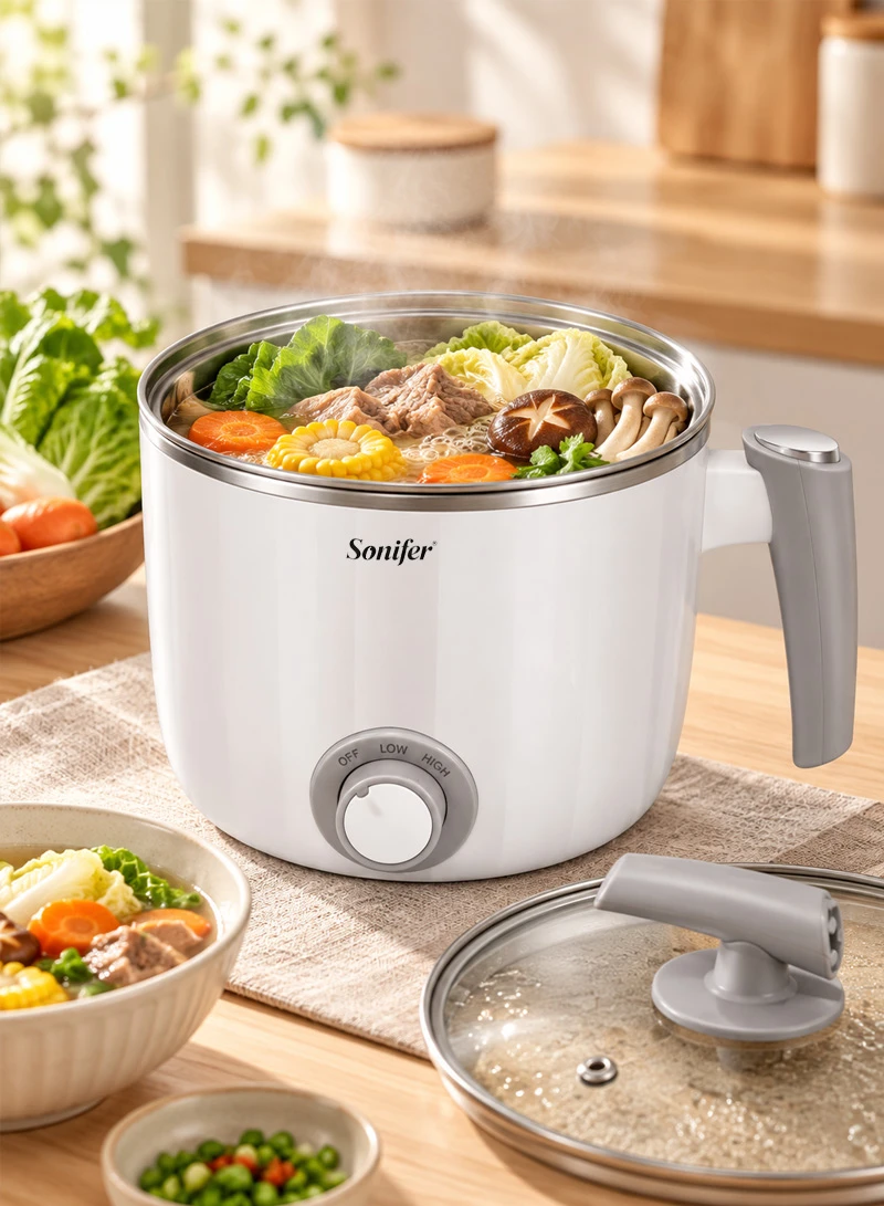 Portable Multifunctional Stainless Steel Electric Cooker -White β photo 8