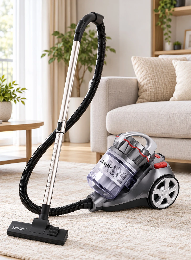 3L Powerful Corded Canister Vacuum Cleaner, Cyclonic Bagless System Vacuum Cleaner β photo 6