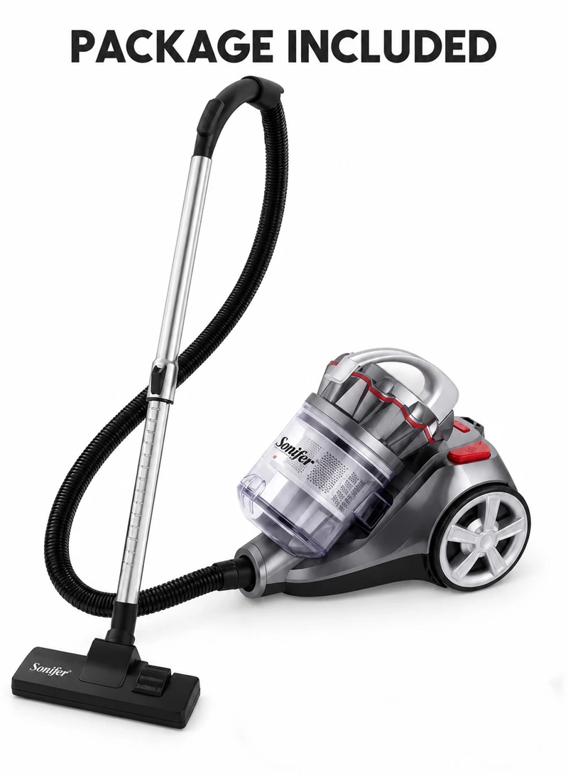 3L Powerful Corded Canister Vacuum Cleaner, Cyclonic Bagless System Vacuum Cleaner — photo 8