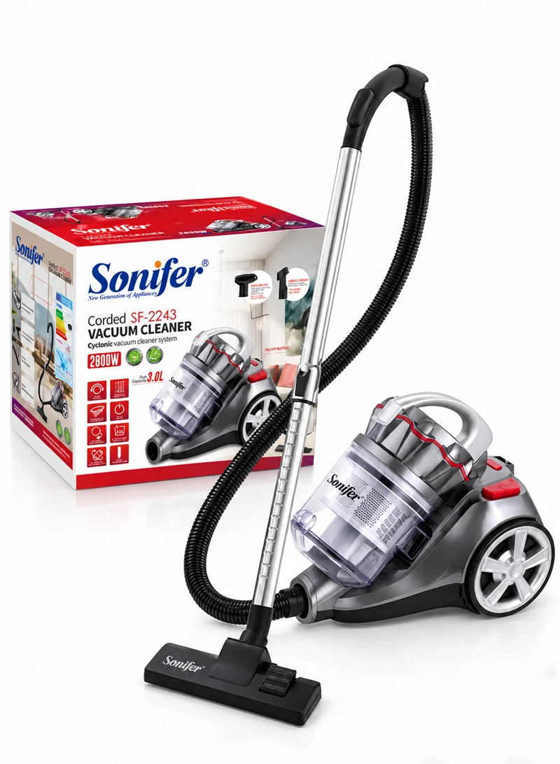 3L Powerful Corded Canister Vacuum Cleaner, Cyclonic Bagless System Vacuum Cleaner β photo 9