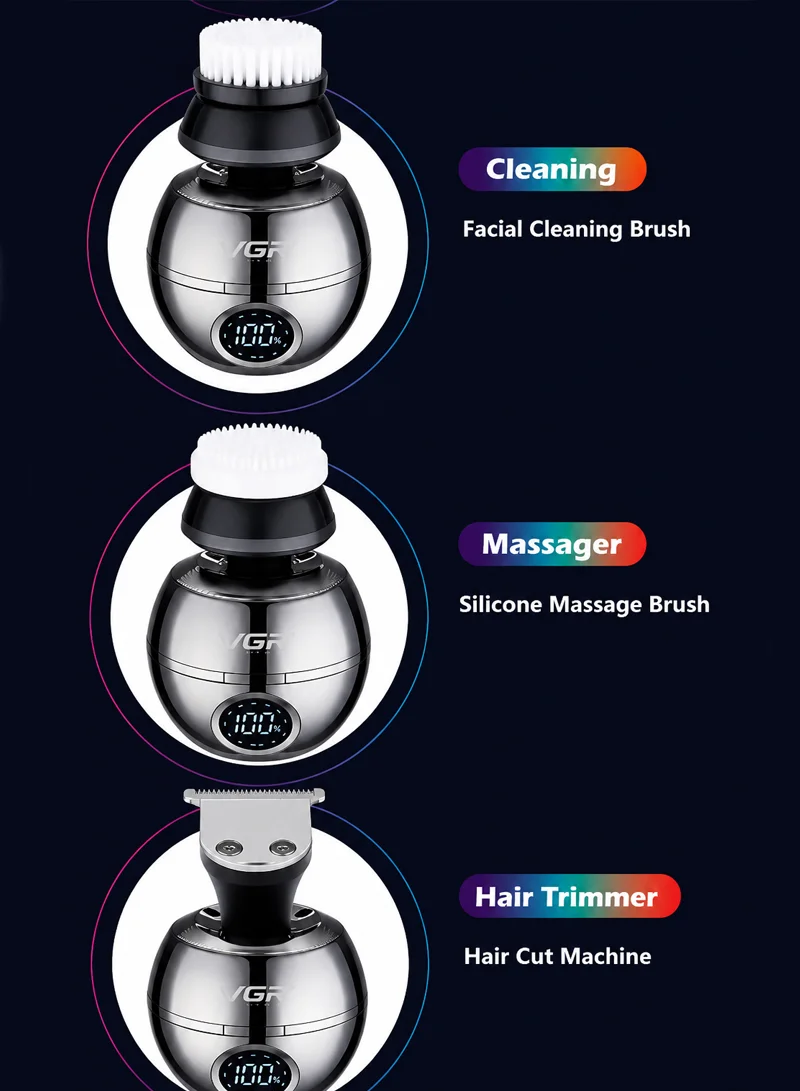 Waterproof Cordless Men's Shaver & Grooming SET β photo 6