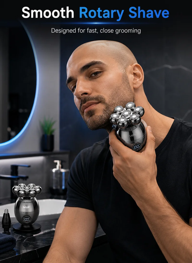 Waterproof Cordless Men's Shaver & Grooming SET — photo 9