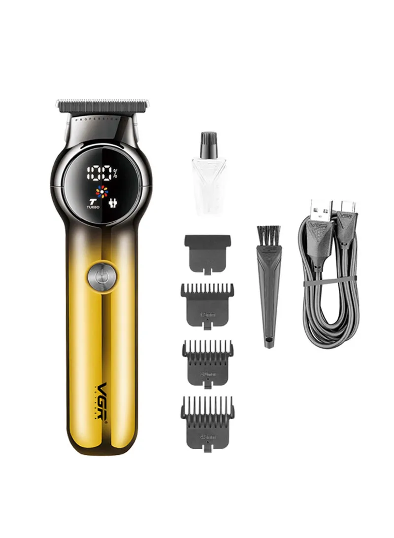 1200mAh Corded & Cordless Professional LED Display Hair Clipper With Turbo Mode Function β photo 2