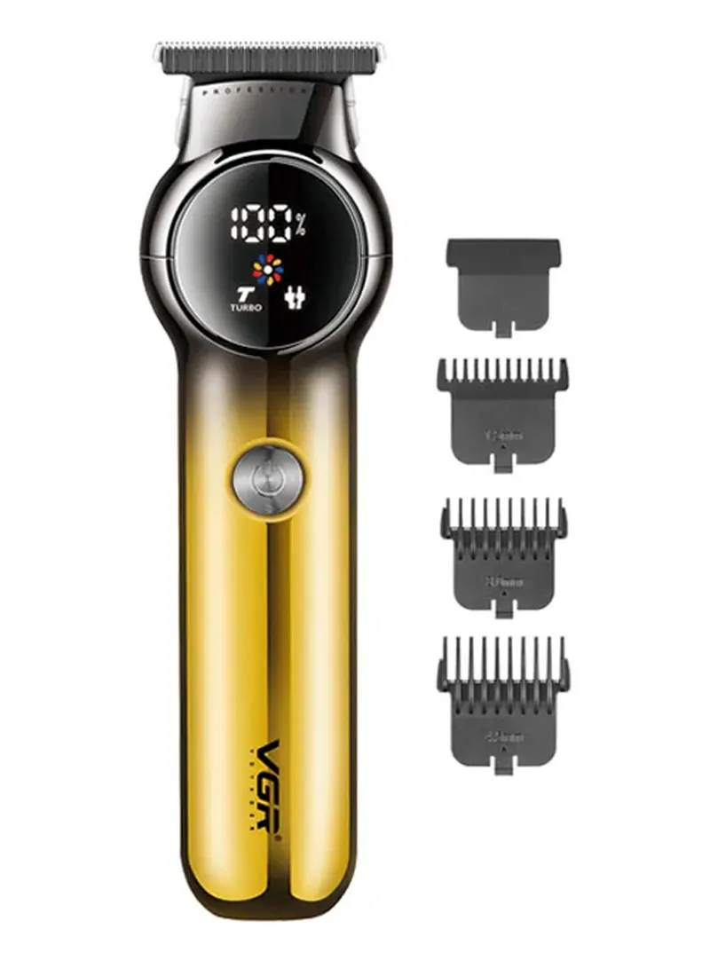 1200mAh Corded & Cordless Professional LED Display Hair Clipper With Turbo Mode Function
