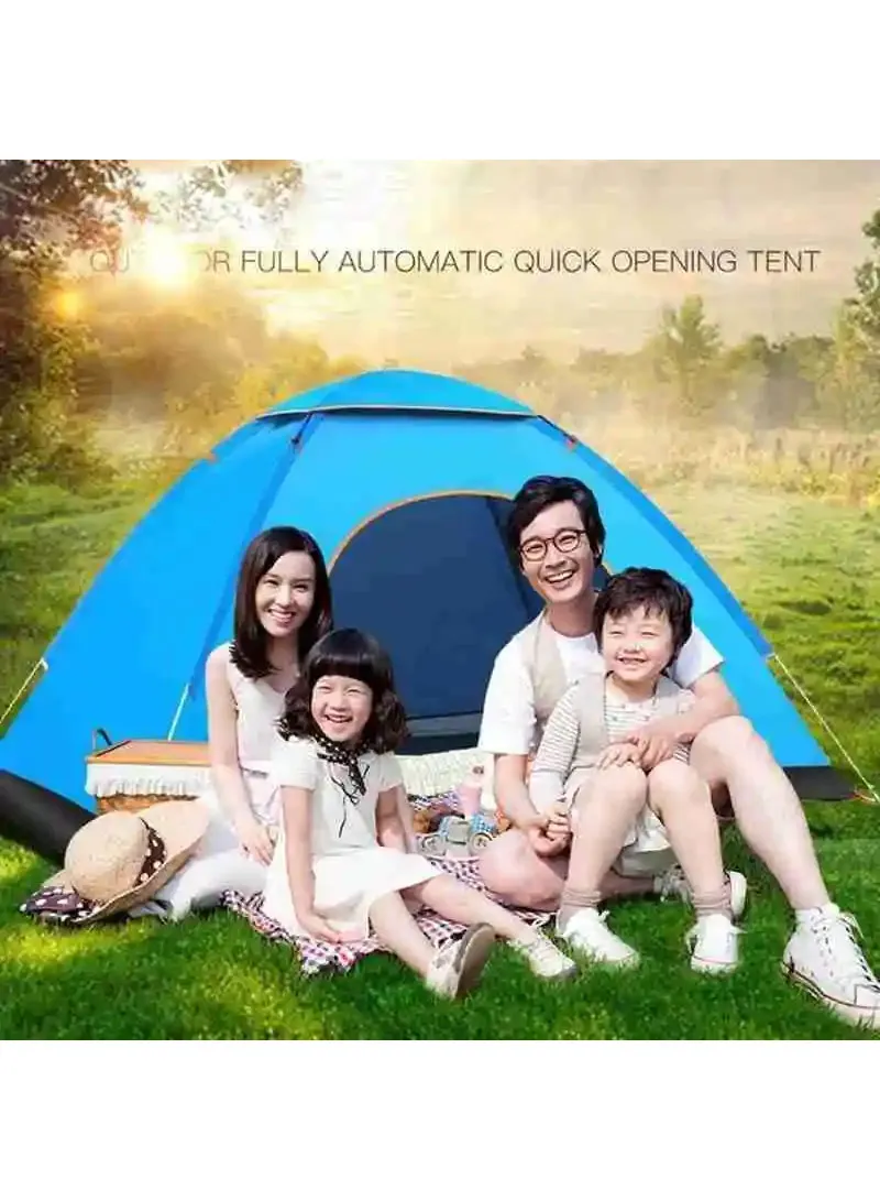2 People Double Door Single Layer Automatic Installation Tent, Outdoor Activity Waterproof Wind — photo 5