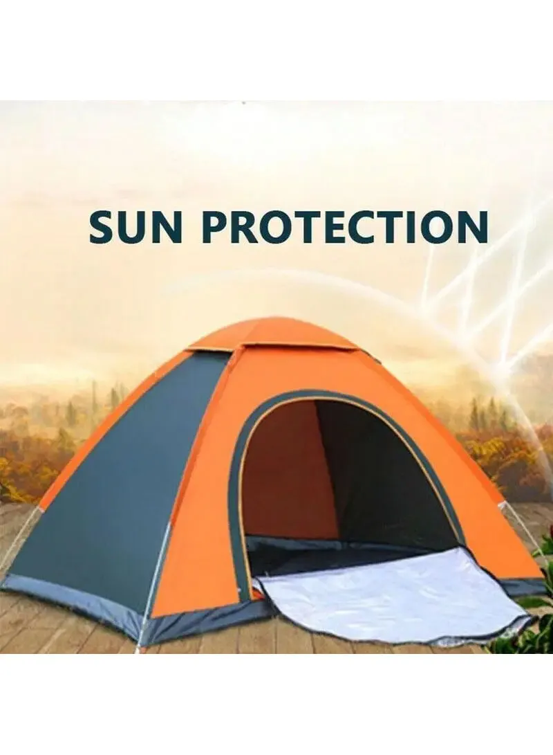 2 People Double Door Single Layer Automatic Installation Tent, Outdoor Activity Waterproof Wind — photo 6