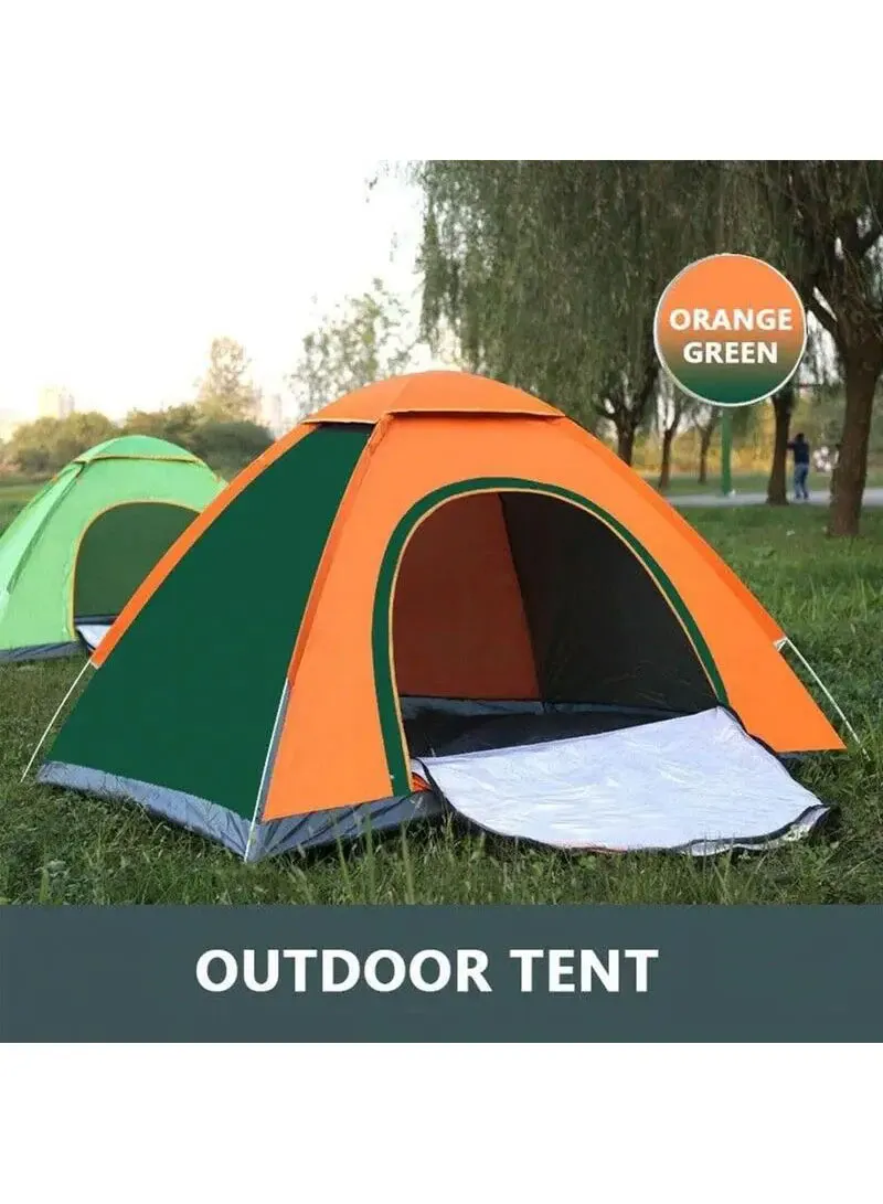 2 People Double Door Single Layer Automatic Installation Tent, Outdoor Activity Waterproof Wind — photo 7