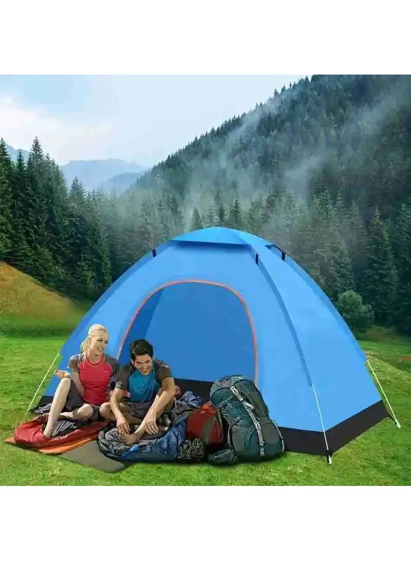 2 People Double Door Single Layer Automatic Installation Tent, Outdoor Activity Waterproof Wind — photo 8