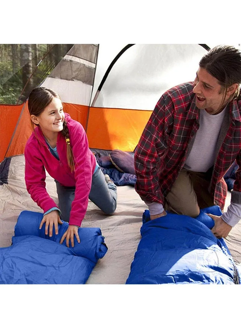1KG Lightweight Foldable Polyester Single Sleeping Bag in Green E03 - Green — photo 6