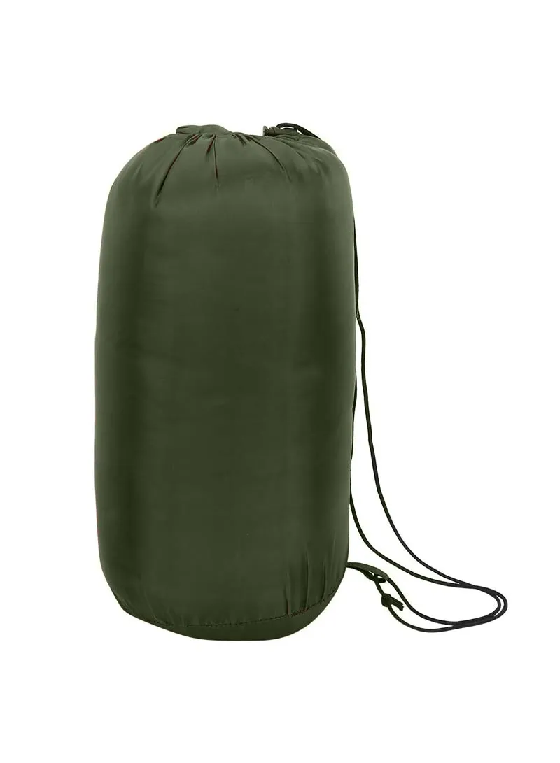 1KG Lightweight Foldable Polyester Single Sleeping Bag in Green E03 - Green — photo 9
