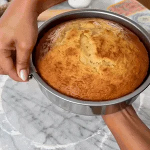 Round Cake Pan Metal Nonstick - Fast Release Baking Pan — photo 2