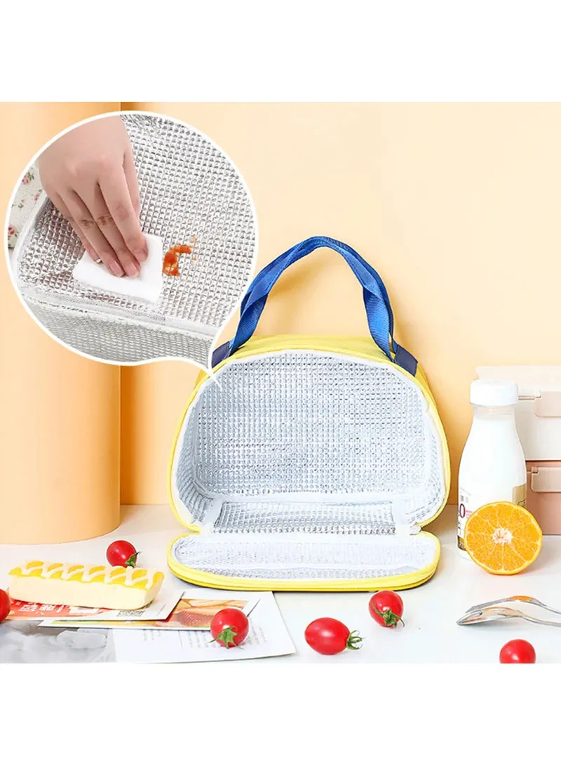 Cartoon Car Bento Portable Handheld Lunchbox Bag For Kids -Yellow — photo 6