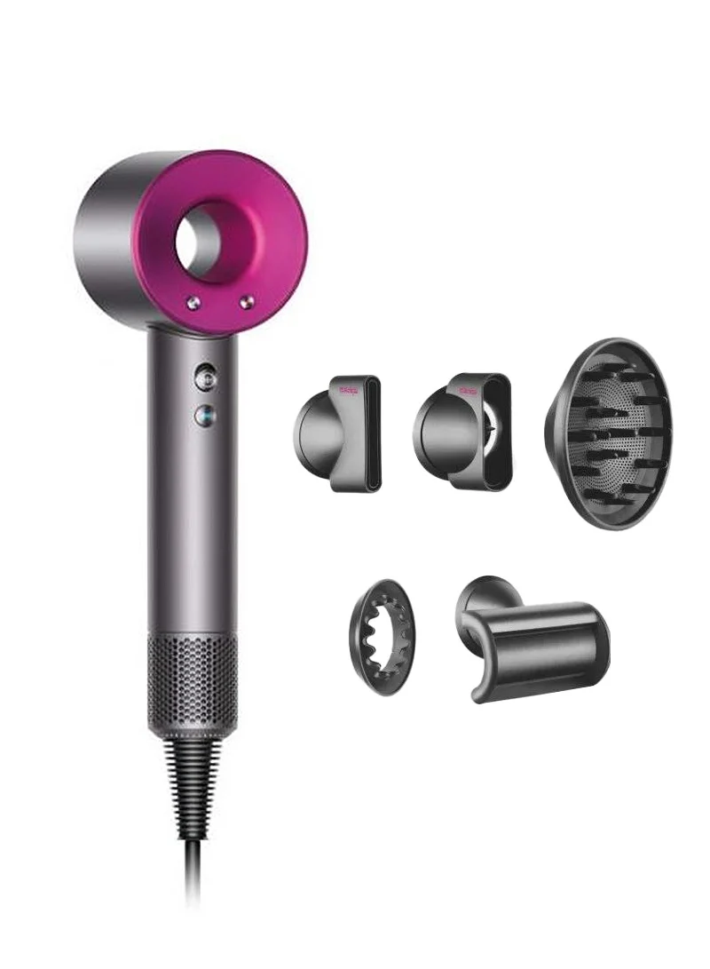Proffesional Hair Dryer With 3 Speeds, 4 Heat Settings & 5 Interchangeable Attachments 30658 β photo 2