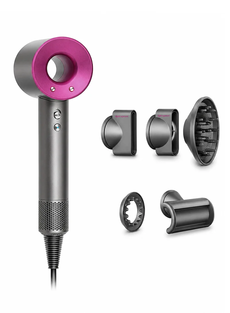 Proffesional Hair Dryer With 3 Speeds, 4 Heat Settings & 5 Interchangeable Attachments 30658