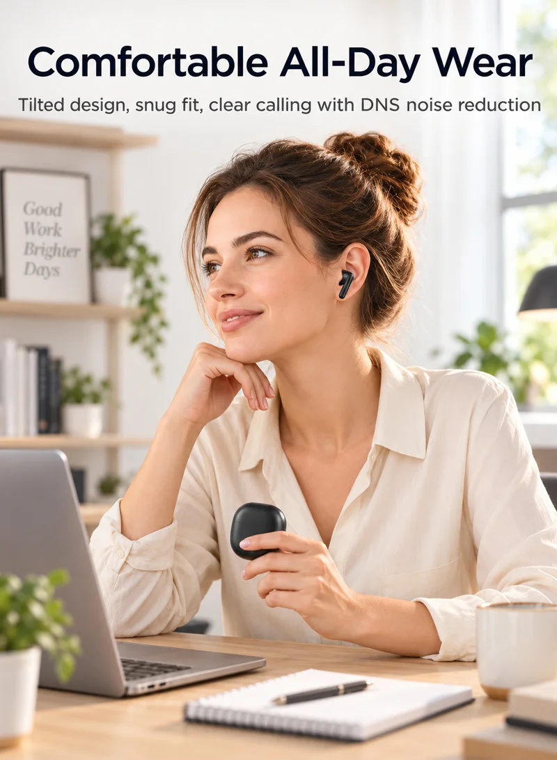 400mAh Funpods Series True Wireless Earphones with AI Translation - Black β photo 9