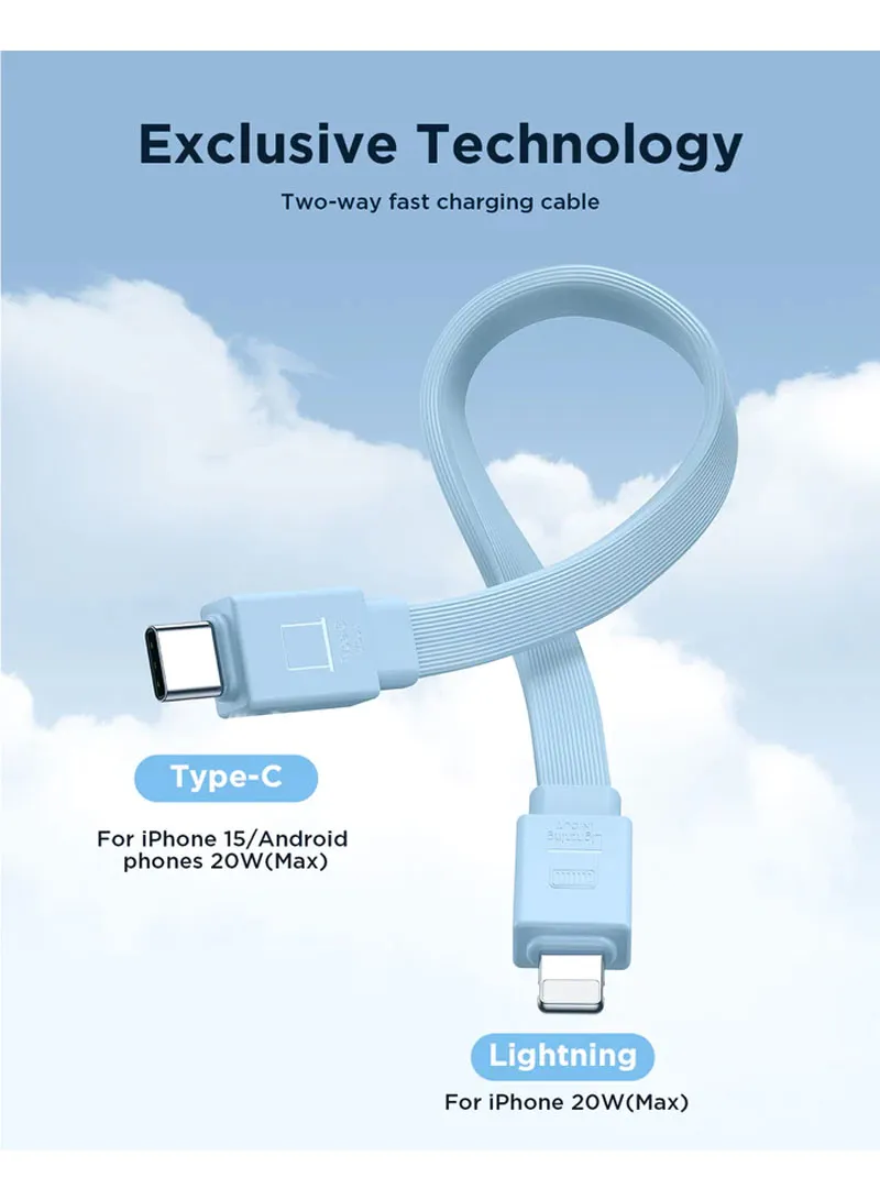 20W 10000mAh Magnetic Wireless Power Bank with Built-in Type-C to Lightning Cable & Kickstand β photo 5