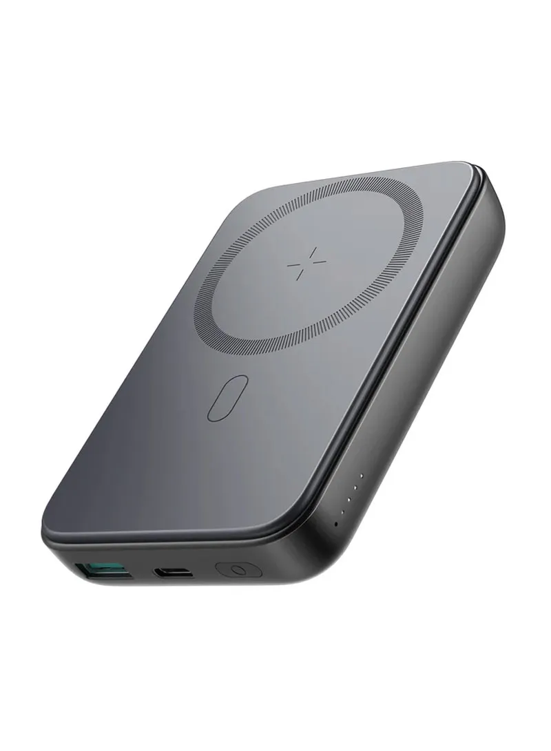 10000mAh Fast Charging Mini MagSafe Wireless Magnetic Power Bank - Black