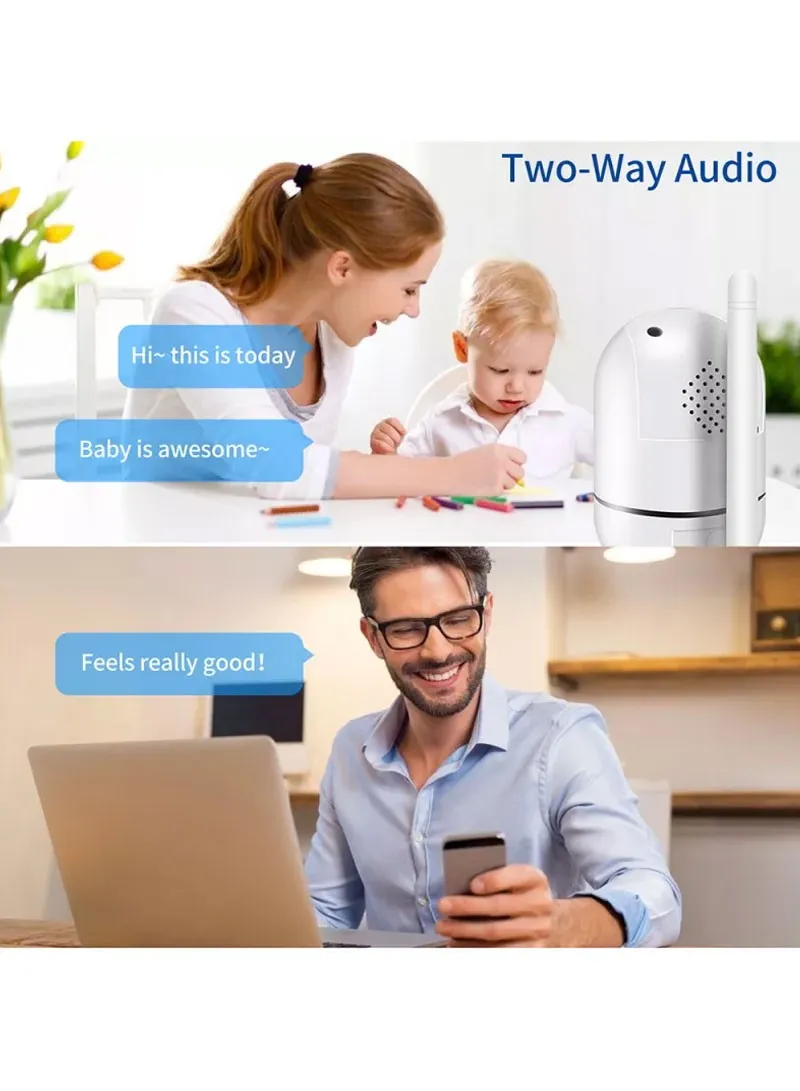 4MP PTZ Wifi Smart Camera With Motion Detection, Night Vision & Two- Way Talk β photo 7