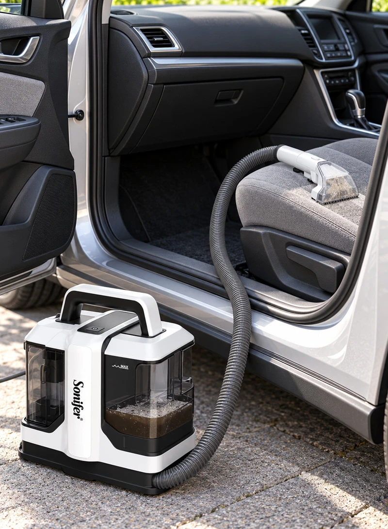 Wet & Dry Portable Carpet Vacuum Cleaner With Dual Brush Heads & Strong Suction — photo 8