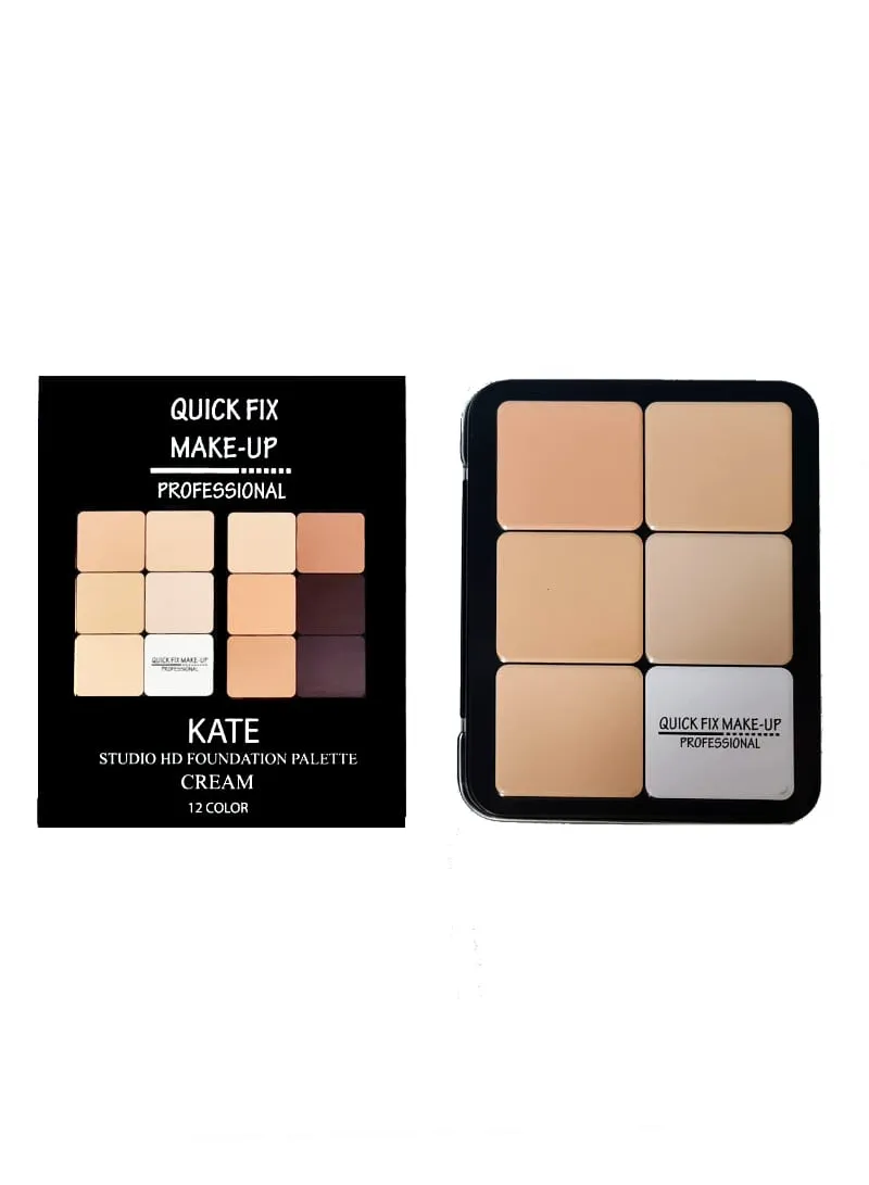 12 Colors Contouring Foundation Palette