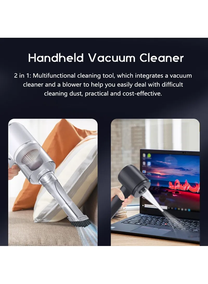 2-in-1 1 Car Cordless Vacuum Cleaner Air Blower Home Office Mini Handheld Dust Remover Deduster — photo 7