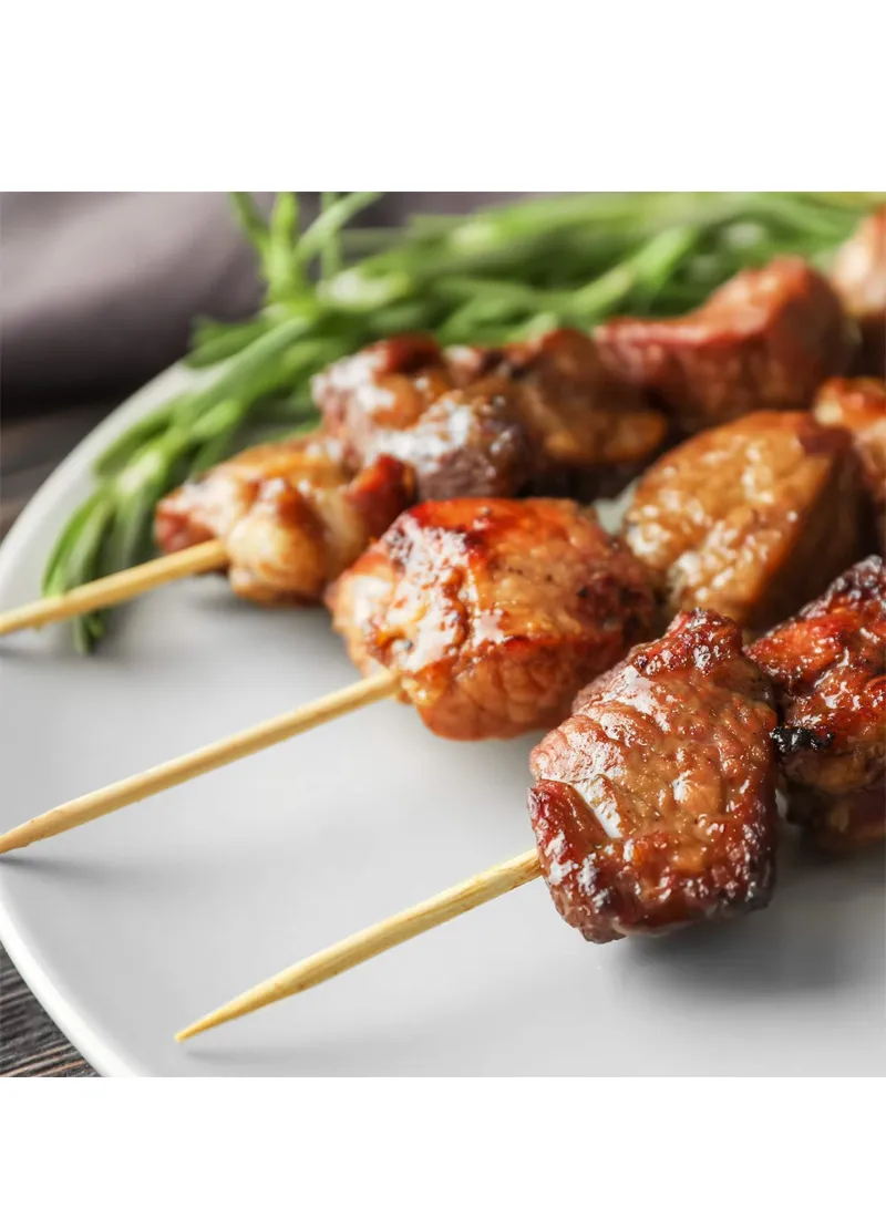 40cm Round Bamboo Skewers, Bamboo Sticks for Grilling Meat, Satays & Skewered Vegetables β photo 4